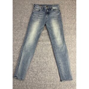 Kut From The Kloth High Rise Toothpick Skinnny Size 6 Whiskered Medium Wash Jean